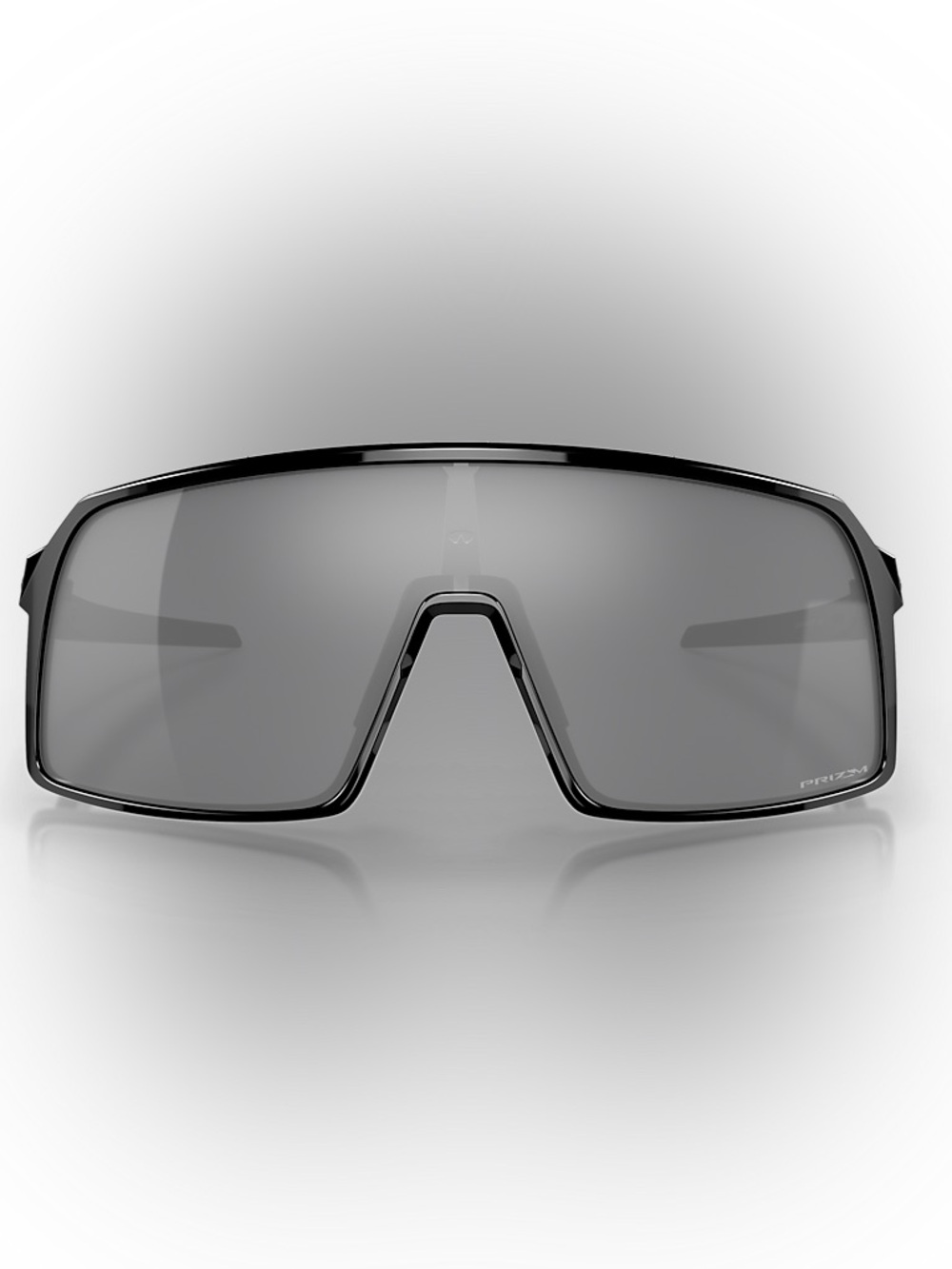 Oakley Black Shield Sunglasses with Gray Lens